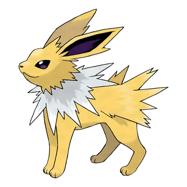 official artwork of jolteon